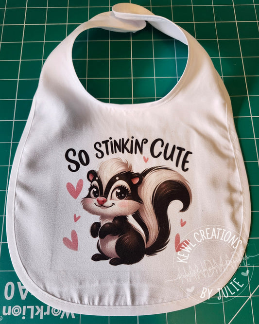 Adorable Sublimated Cute Baby bibs