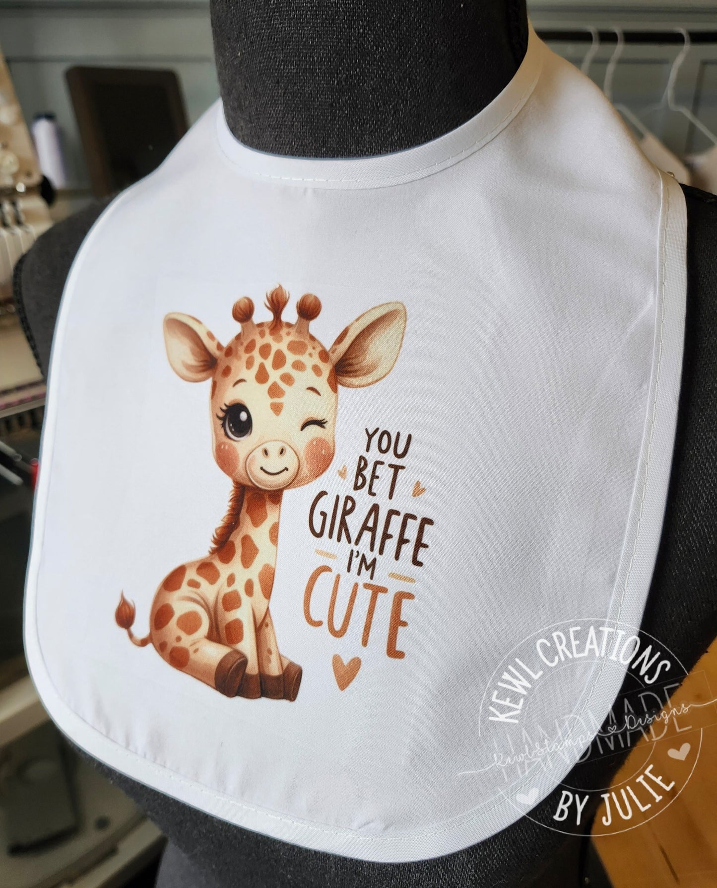 Adorable Sublimated Cute Baby bibs