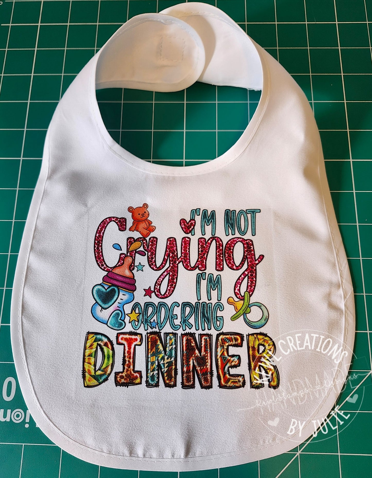 Adorable Sublimated Cute Baby bibs