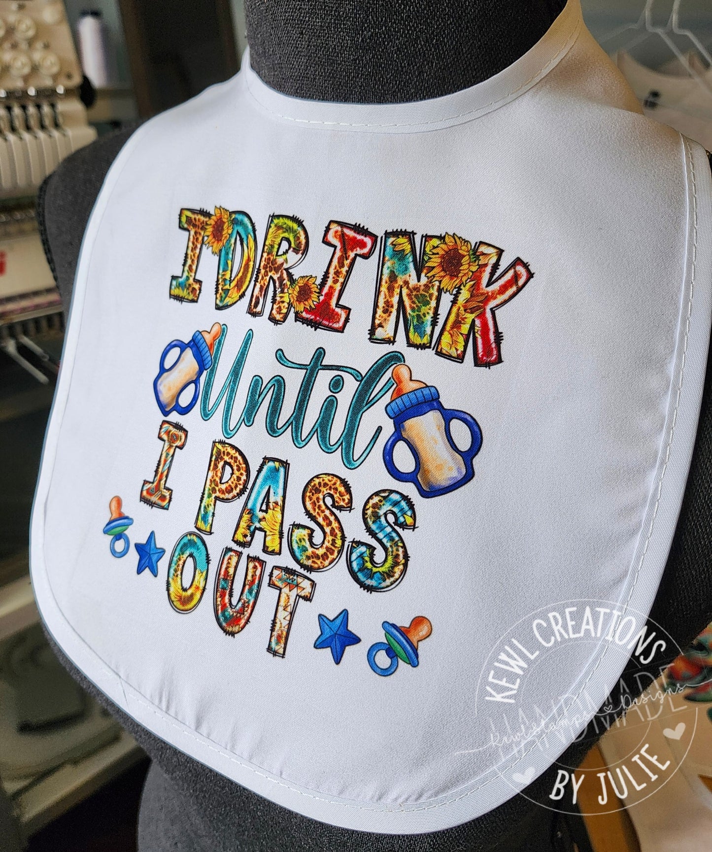 Adorable Sublimated Cute Baby bibs
