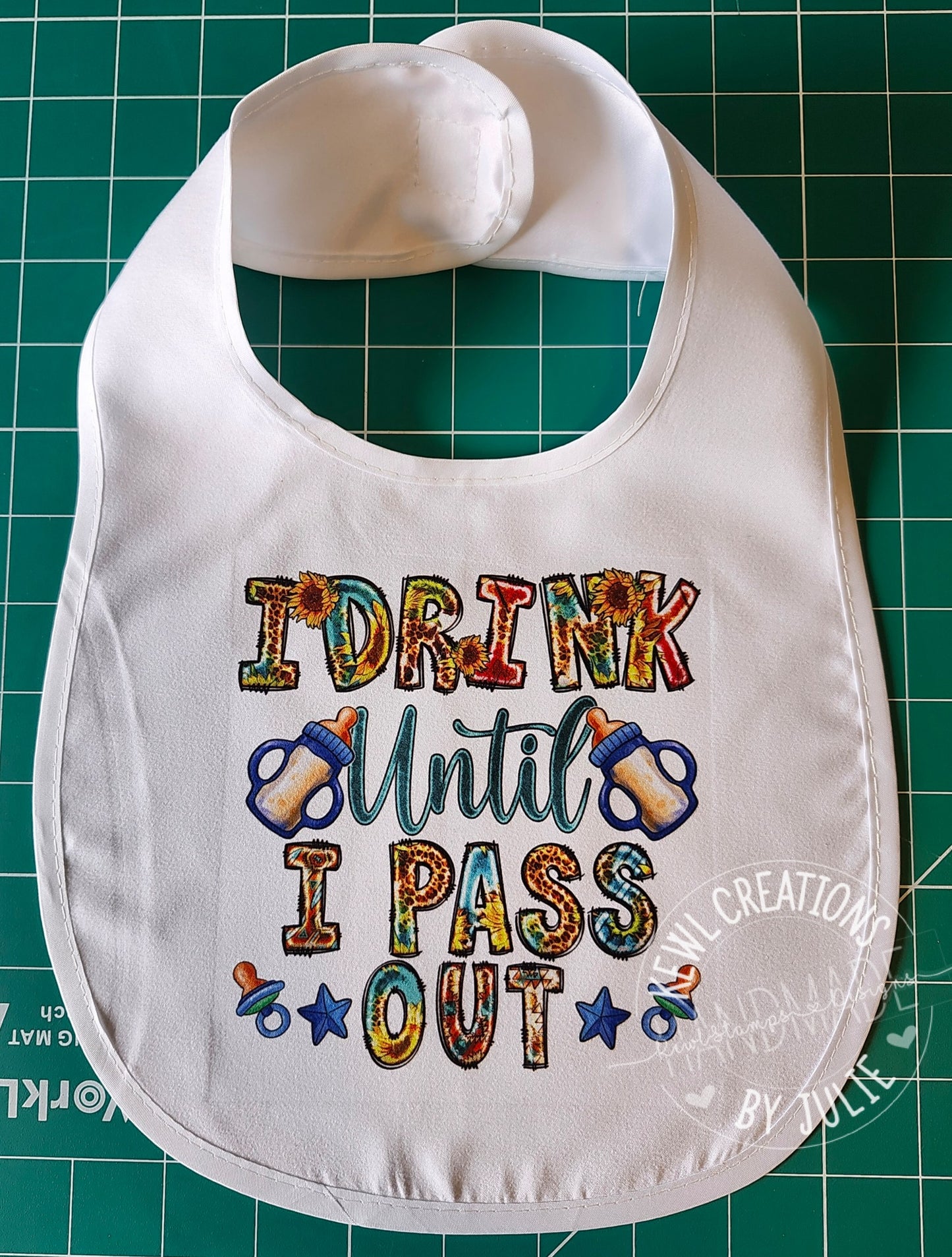 Adorable Sublimated Cute Baby bibs