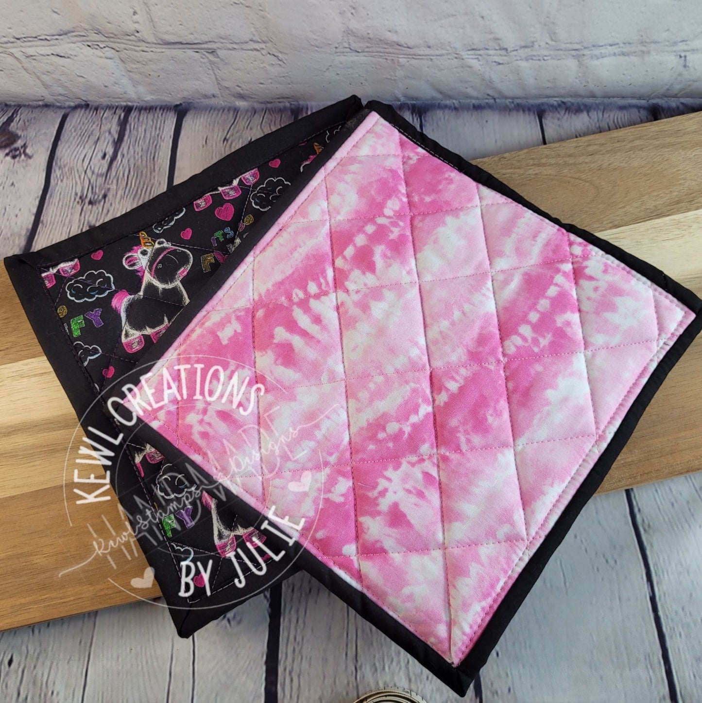 Reusable - Kitchen decor |Farmhouse Potholders - So Fluffy Unicorns