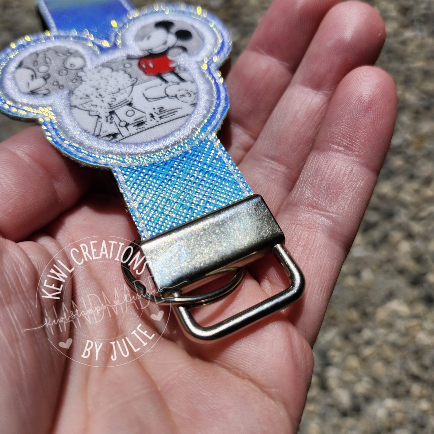 Keychain - Faux Leather Keychain, Key Fob, Wrist Lanyard