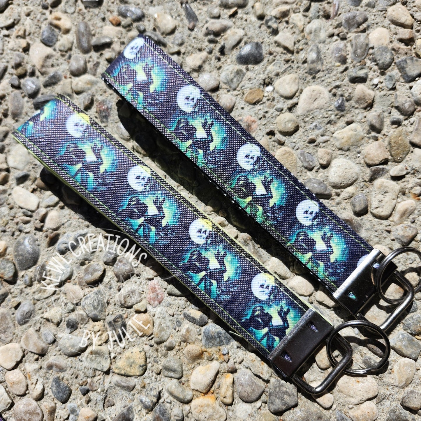 Keychain - Faux Leather Keychain, Key Fob, Wrist Lanyard