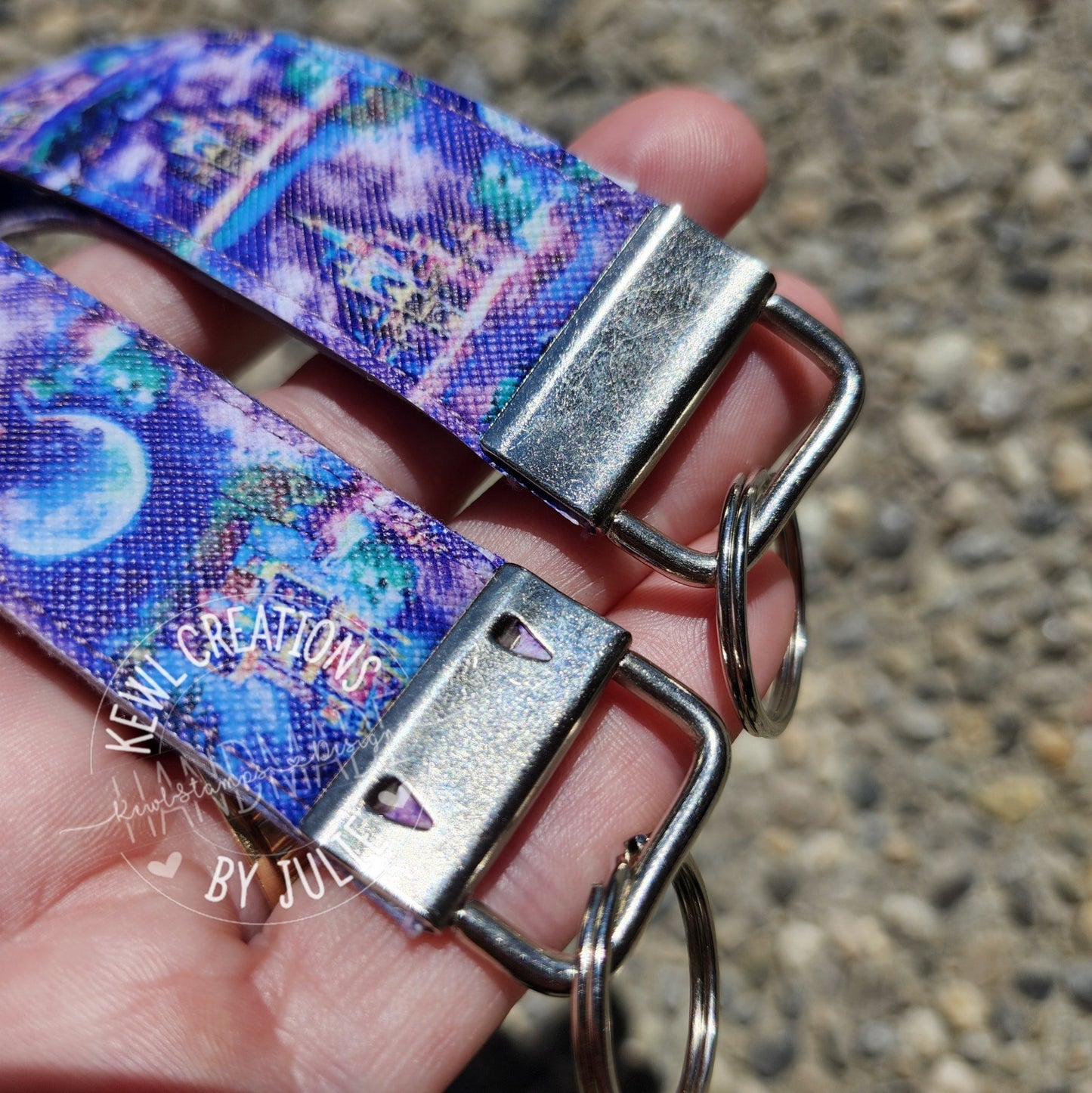 Keychain - Faux Leather Keychain, Key Fob, Wrist Lanyard