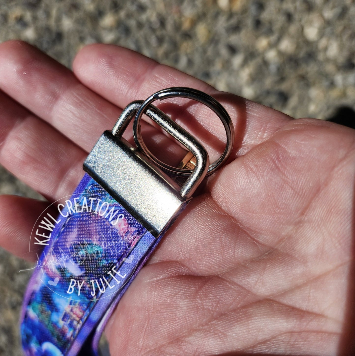 Keychain - Faux Leather Keychain, Key Fob, Wrist Lanyard