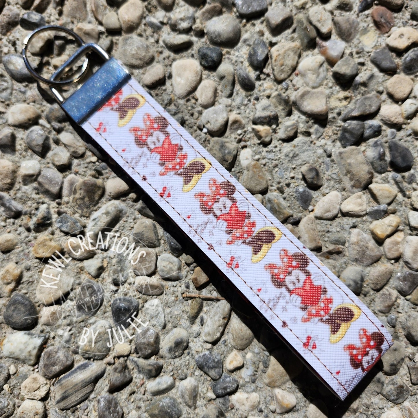 Keychain - Faux Leather Keychain, Key Fob, Wrist Lanyard