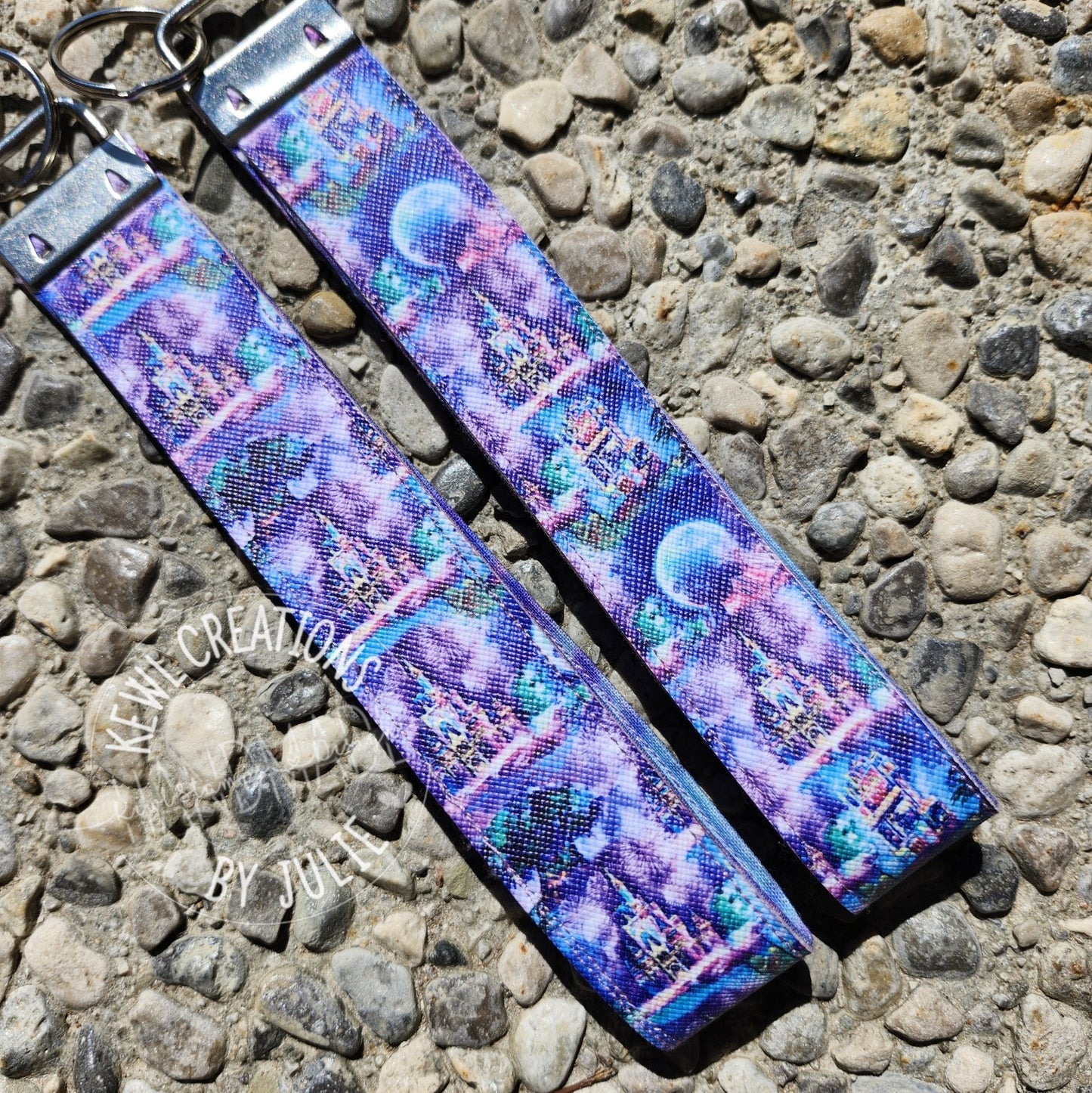 Keychain - Faux Leather Keychain, Key Fob, Wrist Lanyard