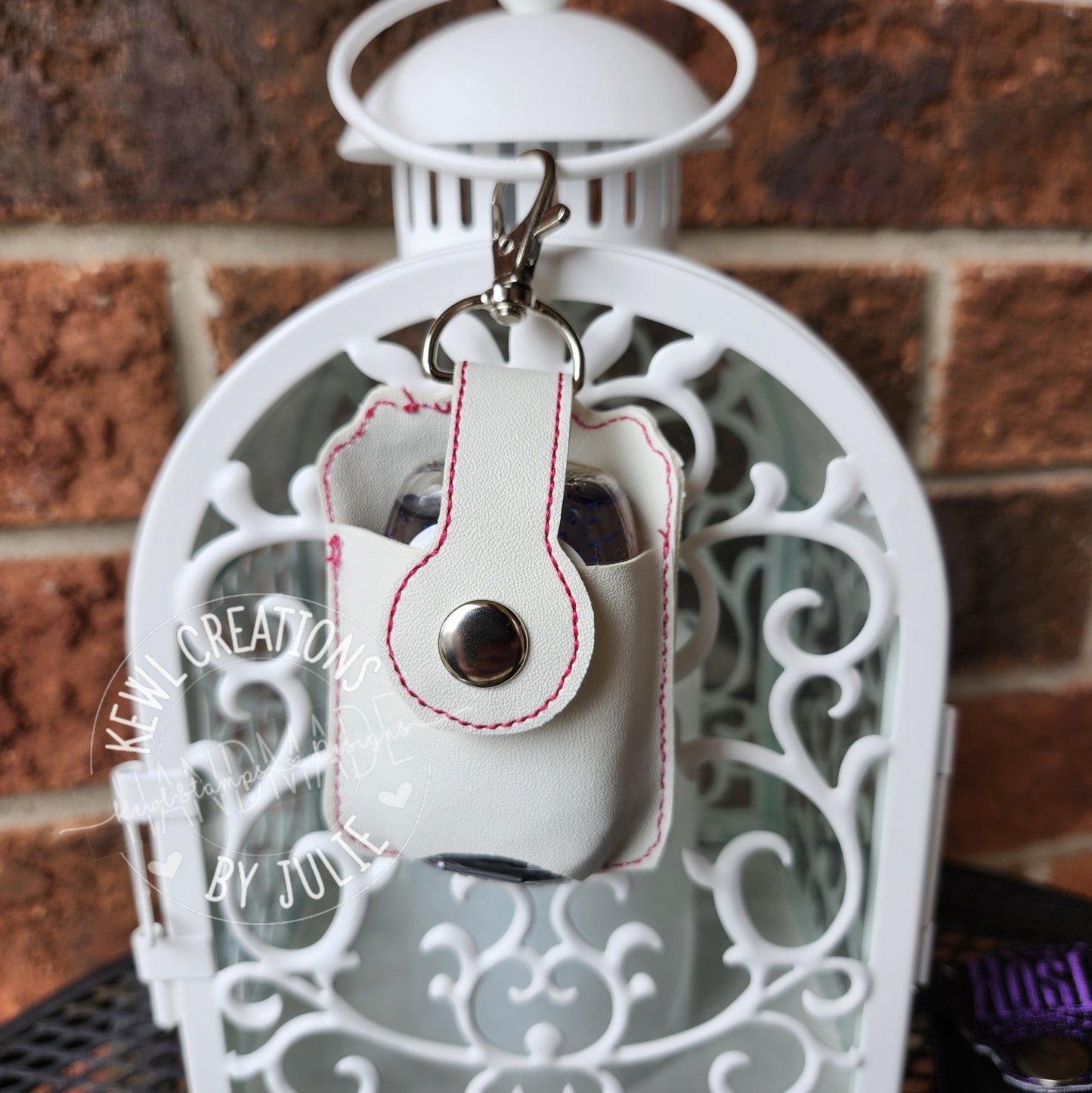 Hand Sanitizer Holder with swivel clasp