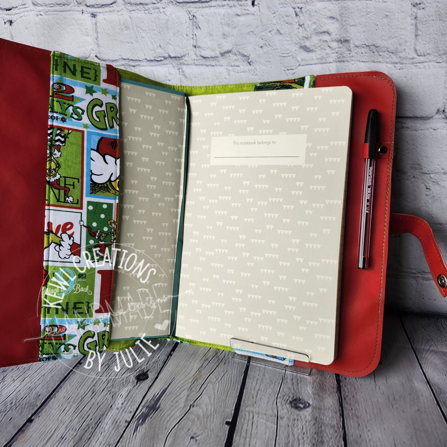 Faux leather/Vinyl - Re-Usable Notebooks / Journal Holders
