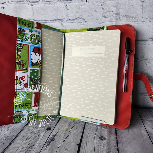 Faux leather/Vinyl - Re-Usable Notebooks / Journal Holders