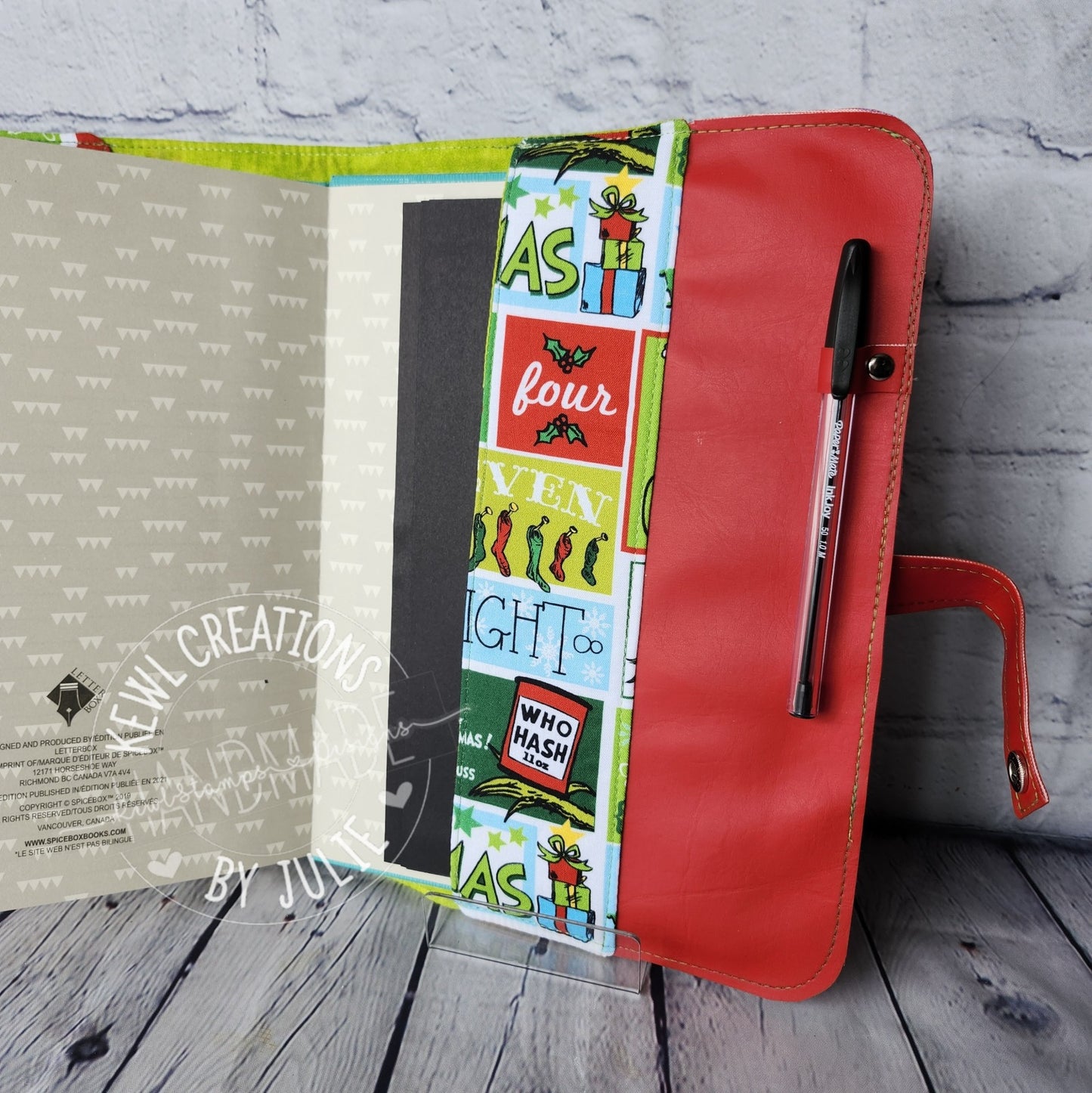 Faux leather/Vinyl - Re-Usable Notebooks / Journal Holders