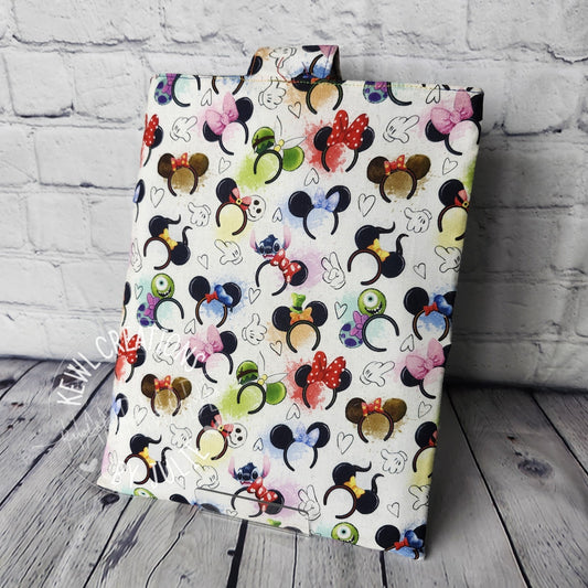 Slip pocket/ Zippered pocket Book pouch / tablet and e reader cover / Book sleeve