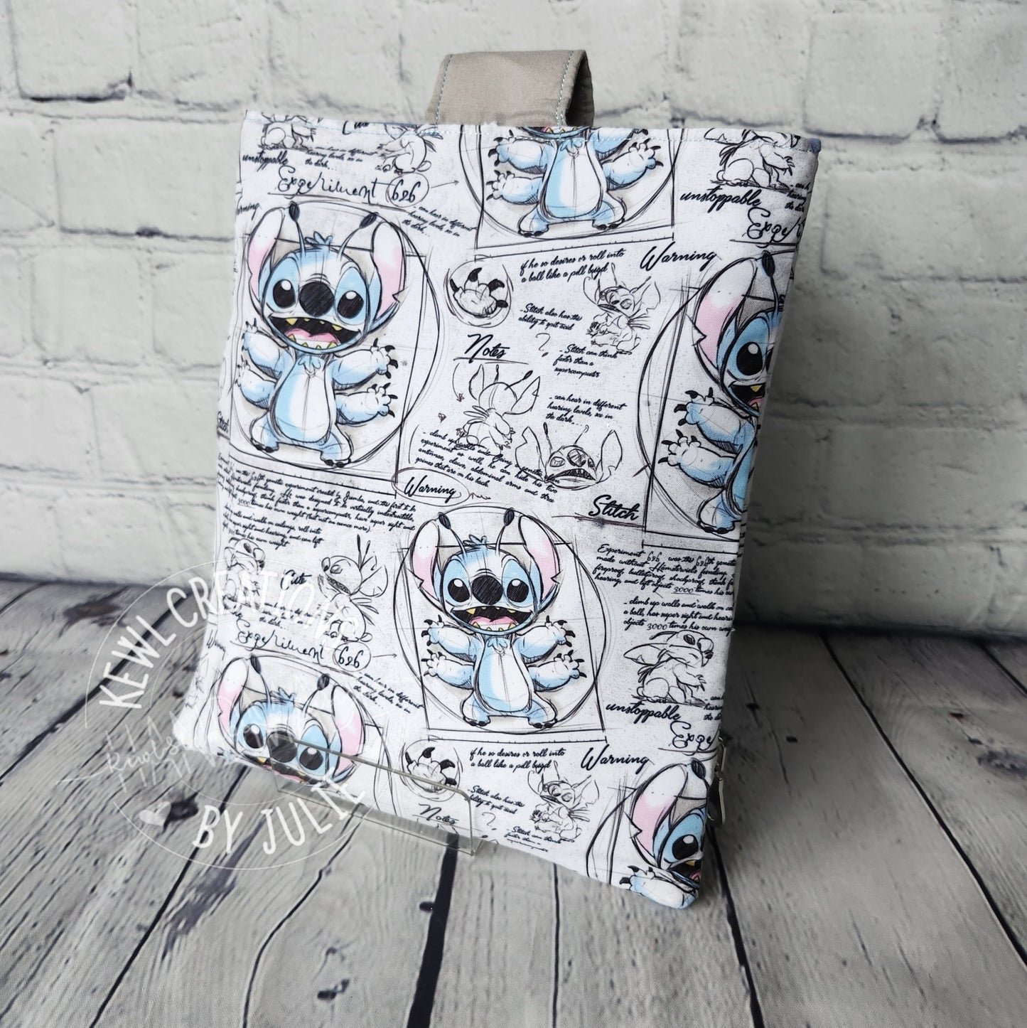Slip pocket/ Zippered pocket Book pouch / tablet and e reader cover / Book sleeve