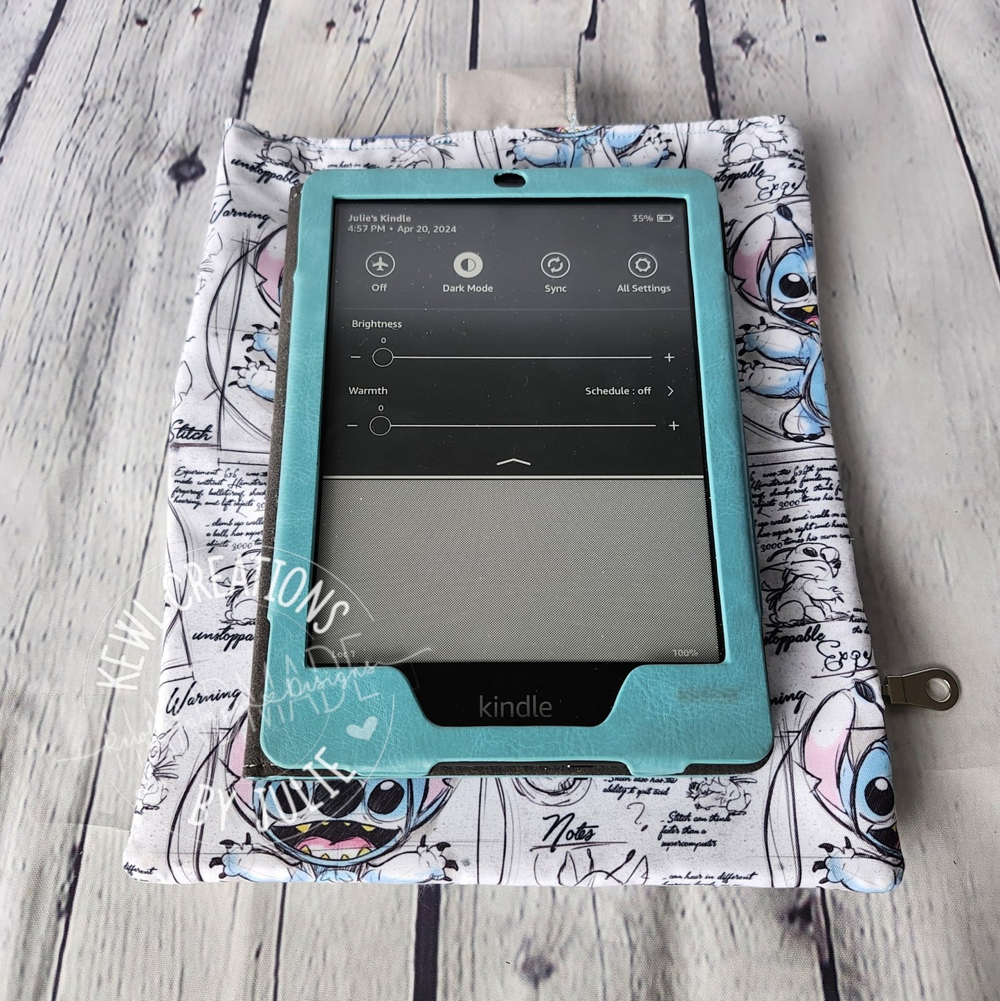 Slip pocket/ Zippered pocket Book pouch / tablet and e reader cover / Book sleeve