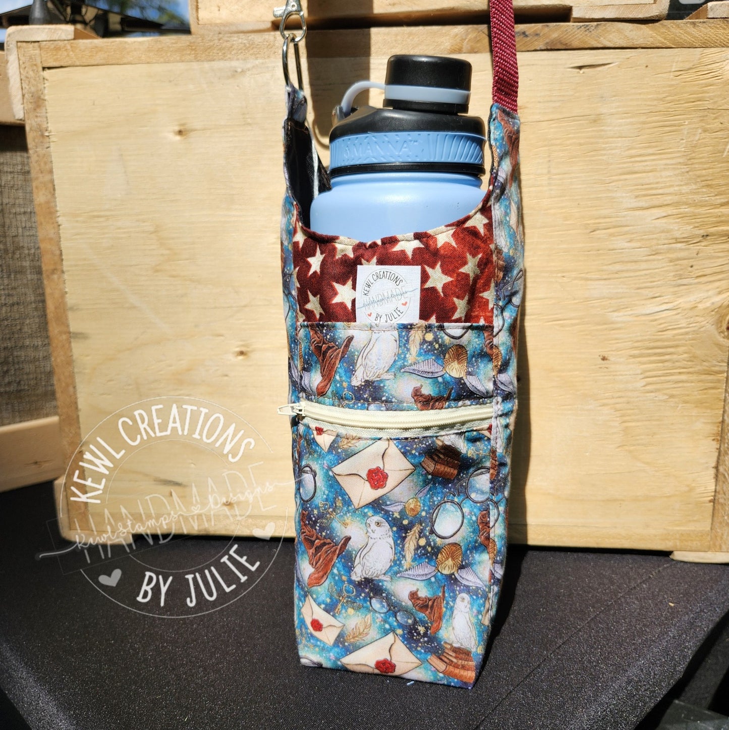 Boxed bottom - H2O 2GO sling bag - Pattern by LindsHandmade