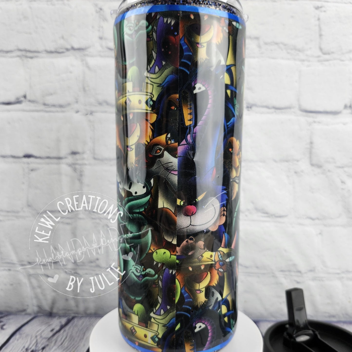 Custom Tumbler - Custom printed Fabric wrapped, 25oz stainless steel.