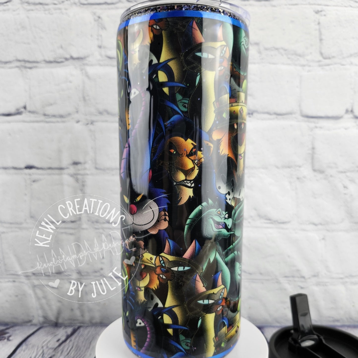Custom Tumbler - Custom printed Fabric wrapped, 25oz stainless steel.