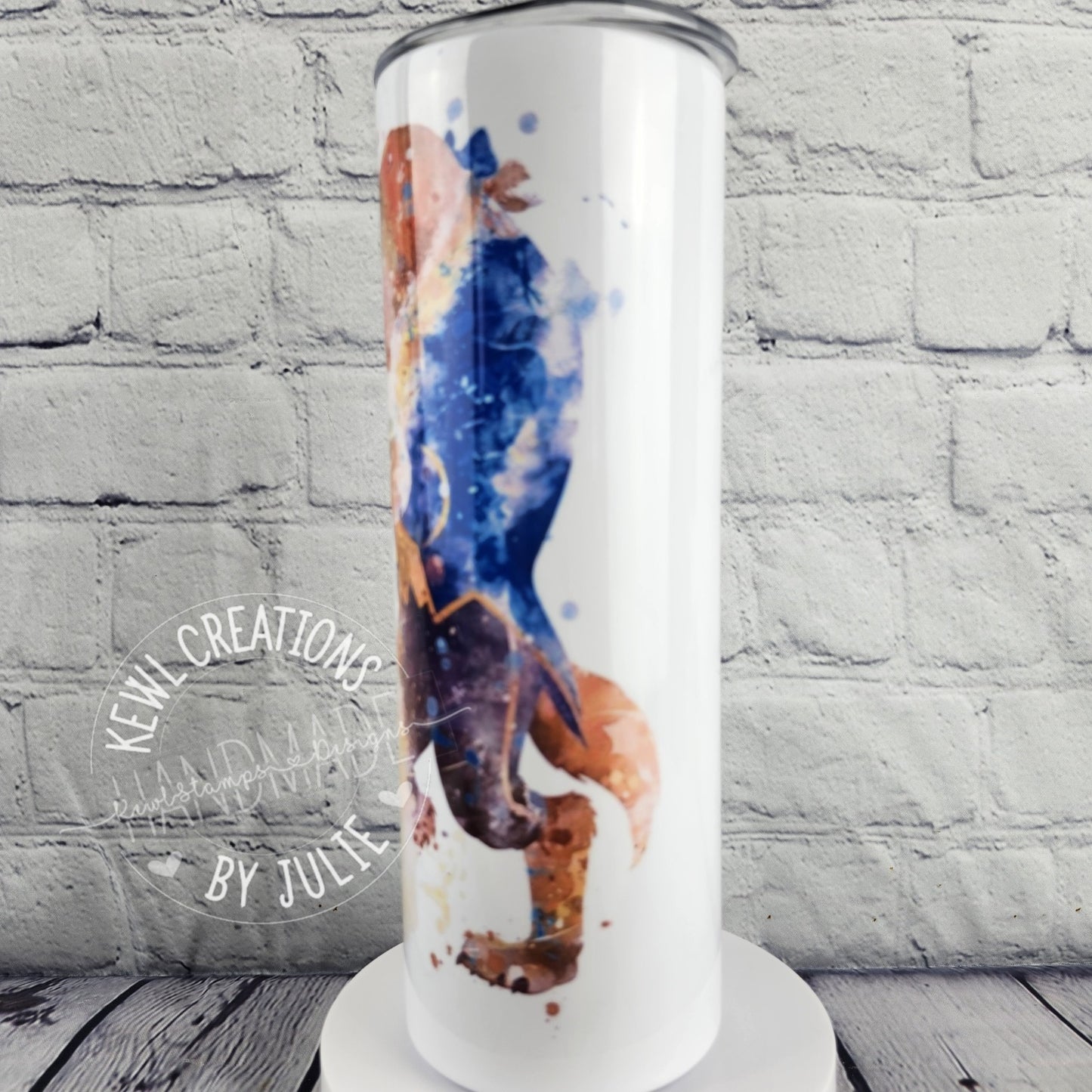Custom Tumbler - Sublimated "Magic place" 20oz stainless steel tumbler.