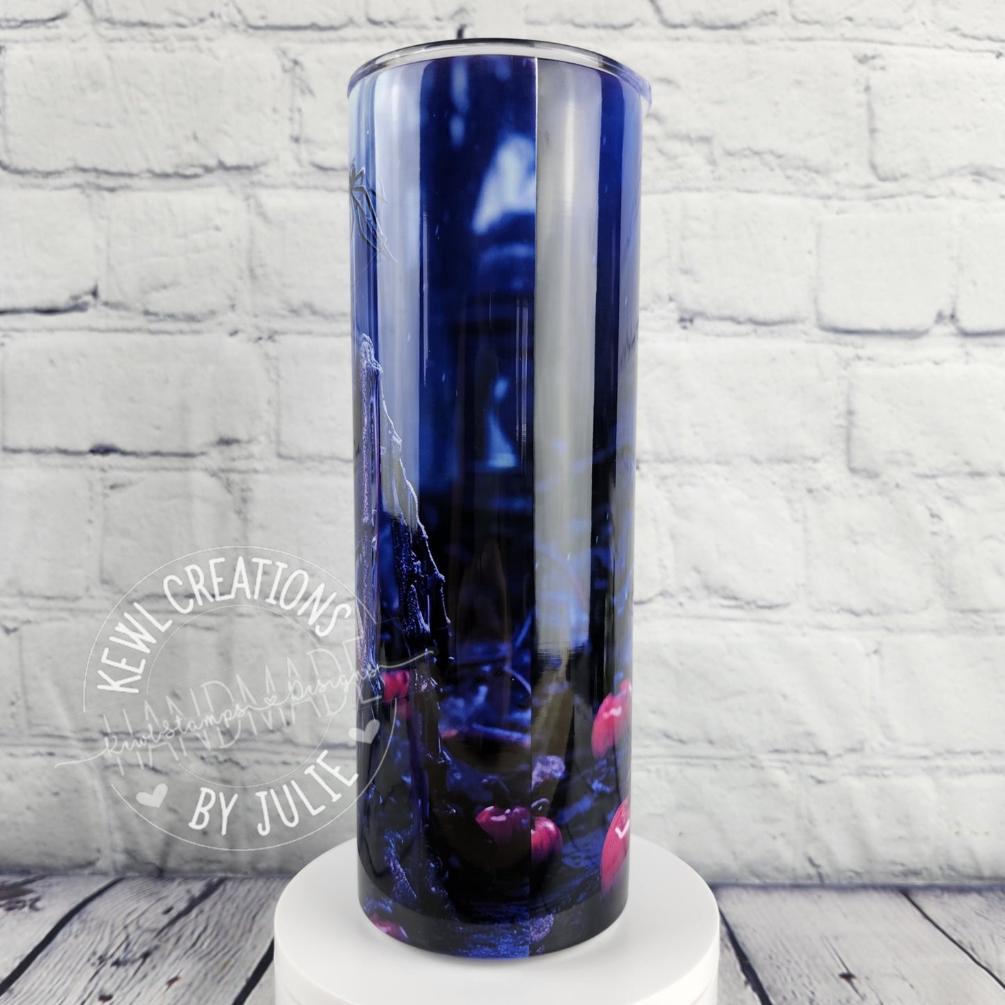 Custom Tumbler - Sublimated "dark and autumnal", 20oz stainless steel tumbler.