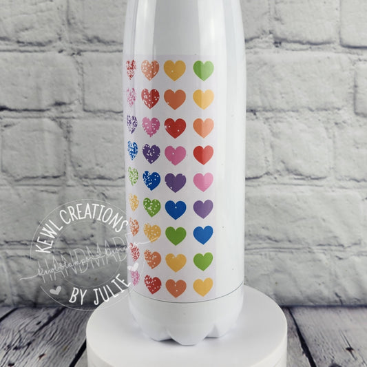 Custom Tumbler - Sublimated 17oz stainless steel cola bottle.
