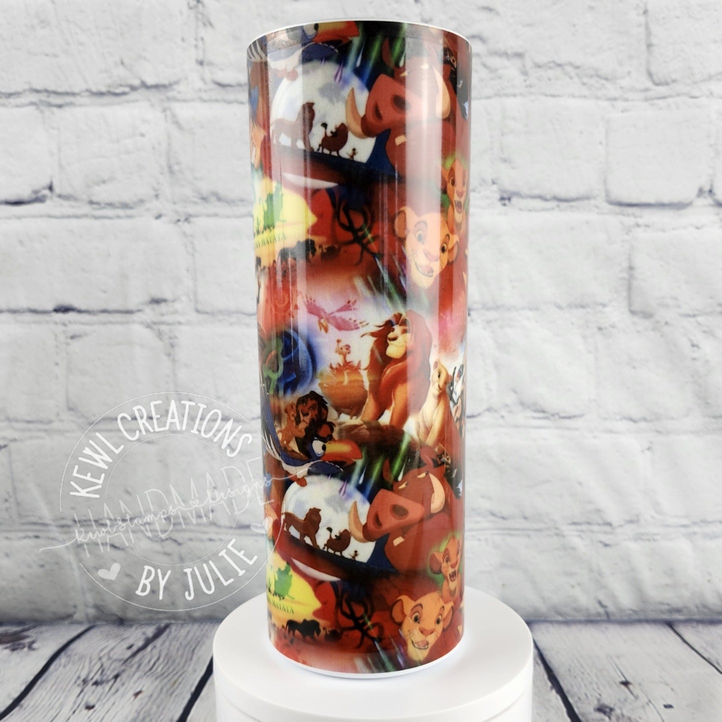 Custom Tumbler - Sublimated "Magic place" 20oz stainless steel tumbler.