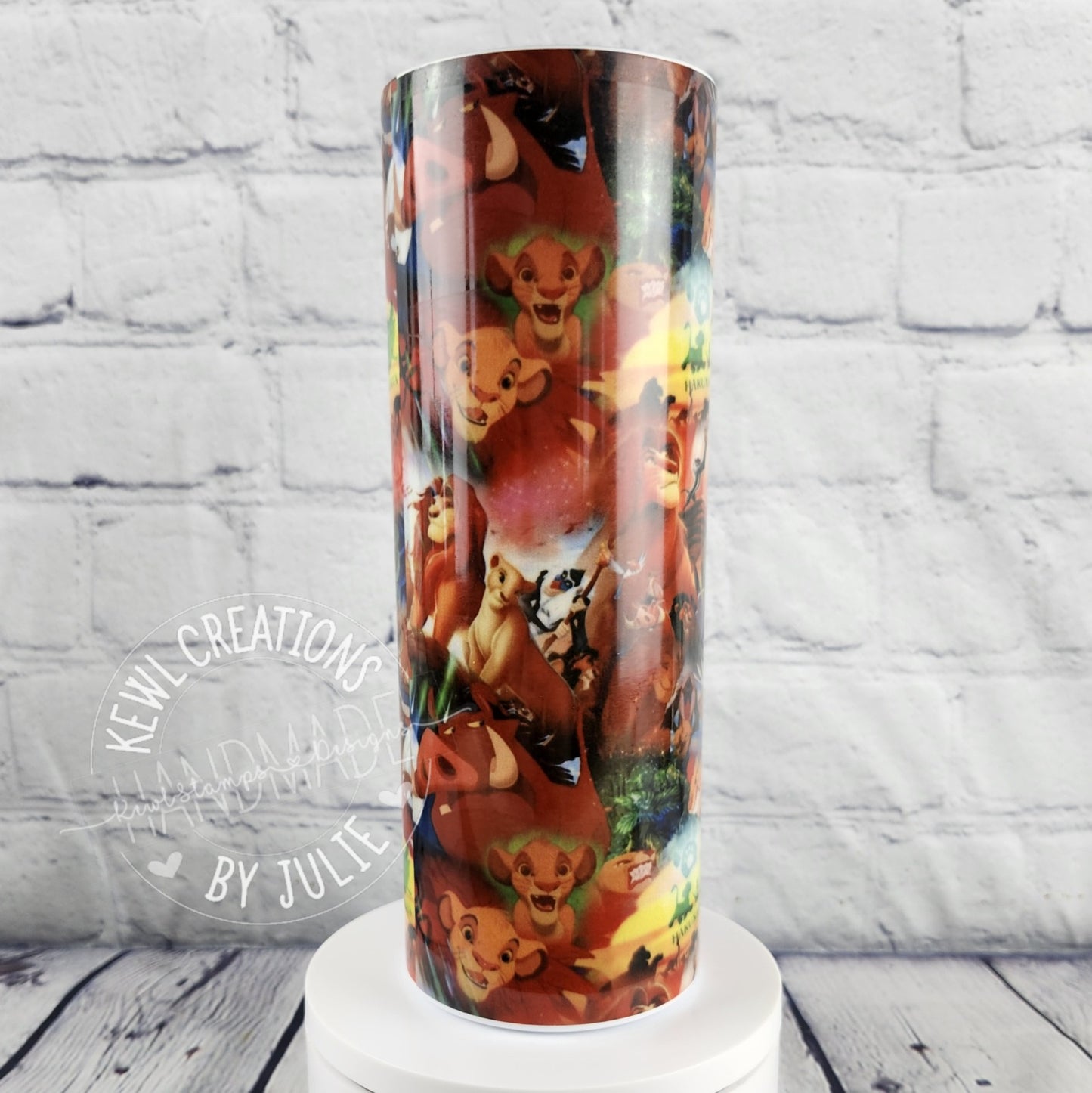 Custom Tumbler - Sublimated "Magic place" 20oz stainless steel tumbler.
