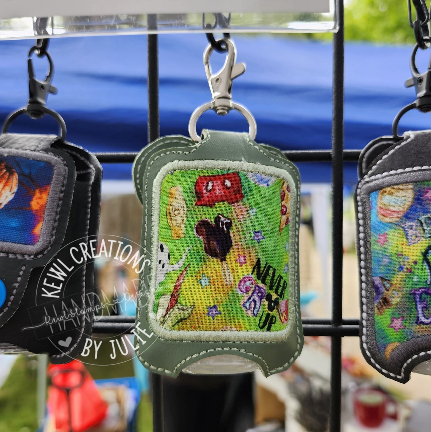 Hand Sanitizer Holder with swivel clasp