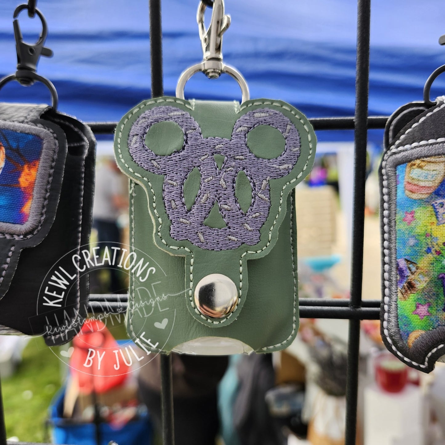 Hand Sanitizer Holder with swivel clasp