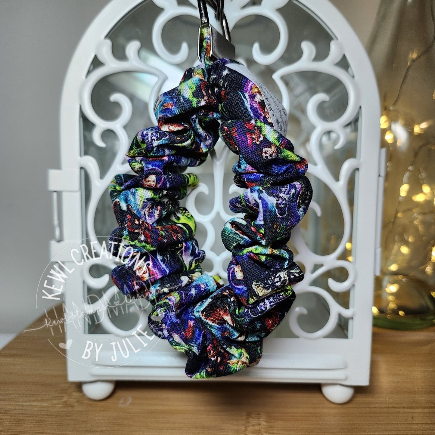 Keychain - Scrunchies Key Fob - comfortable wristlet.