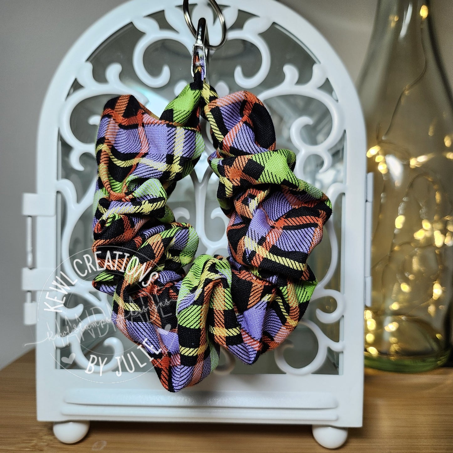 Keychain - Scrunchies Key Fob - comfortable wristlet.