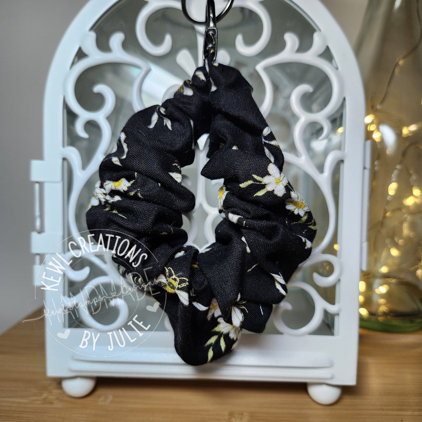 Keychain - Scrunchies Key Fob - comfortable wristlet.