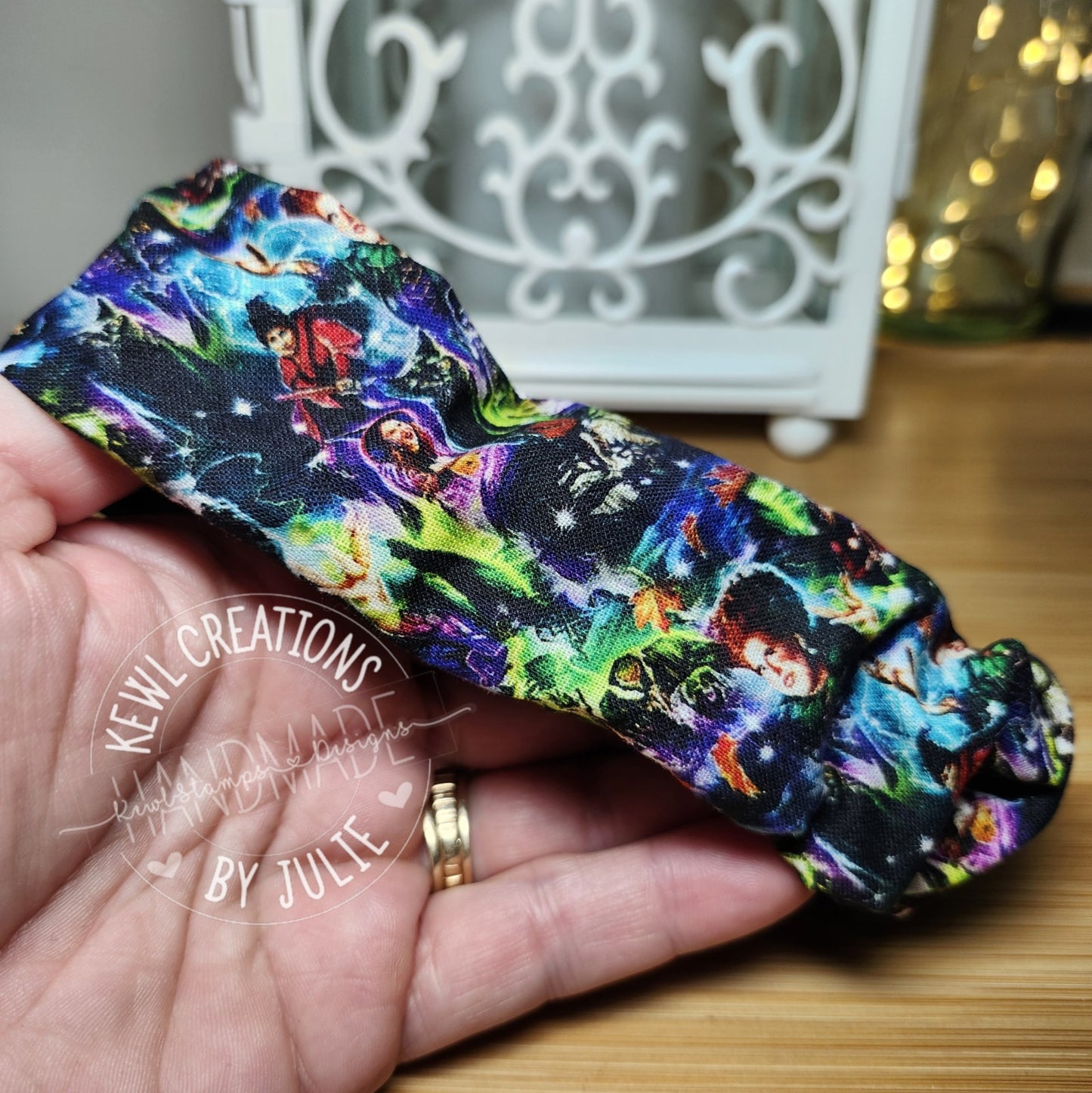 Keychain - Scrunchies Key Fob - comfortable wristlet.