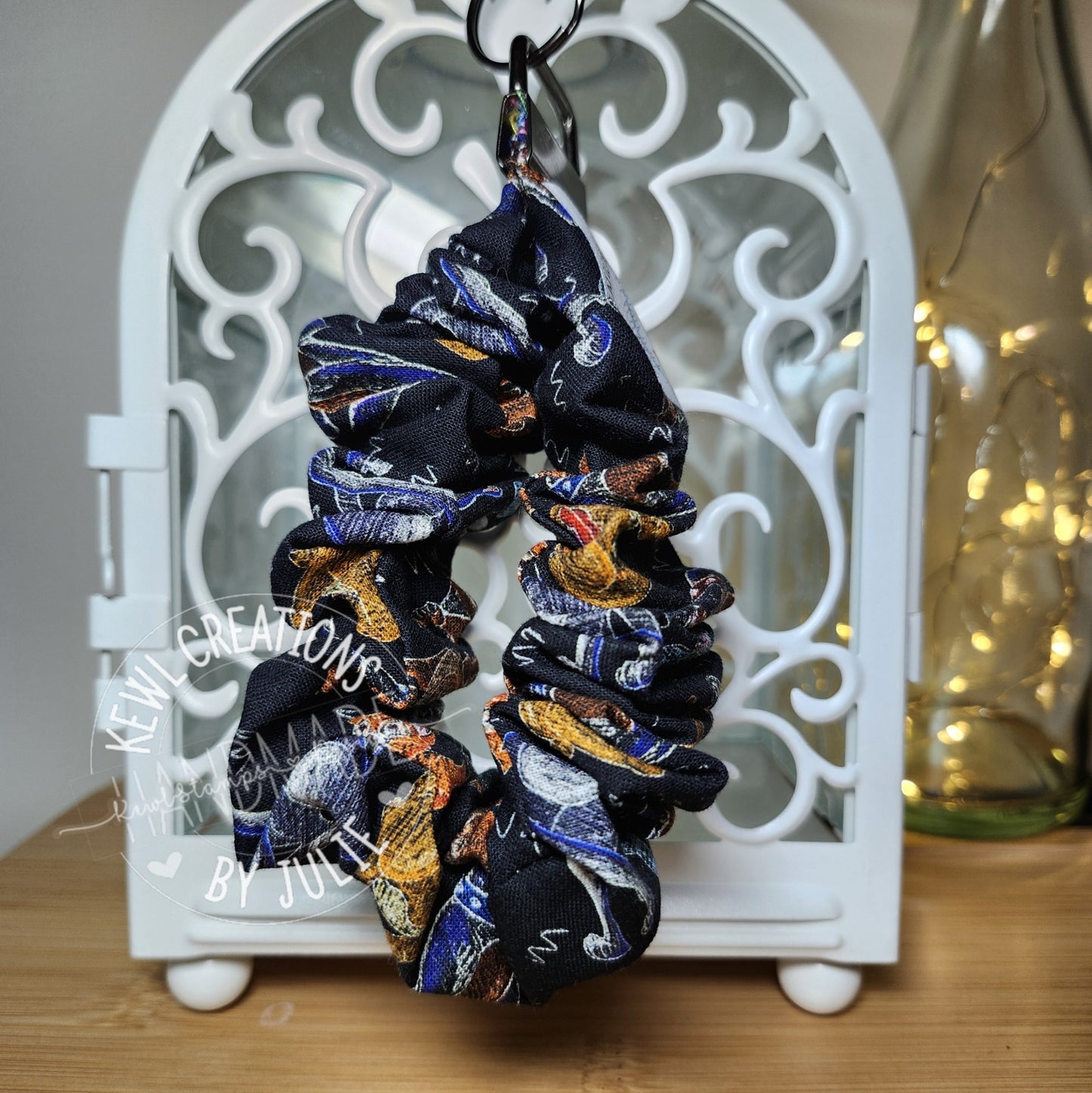 Keychain - Scrunchies Key Fob - comfortable wristlet.