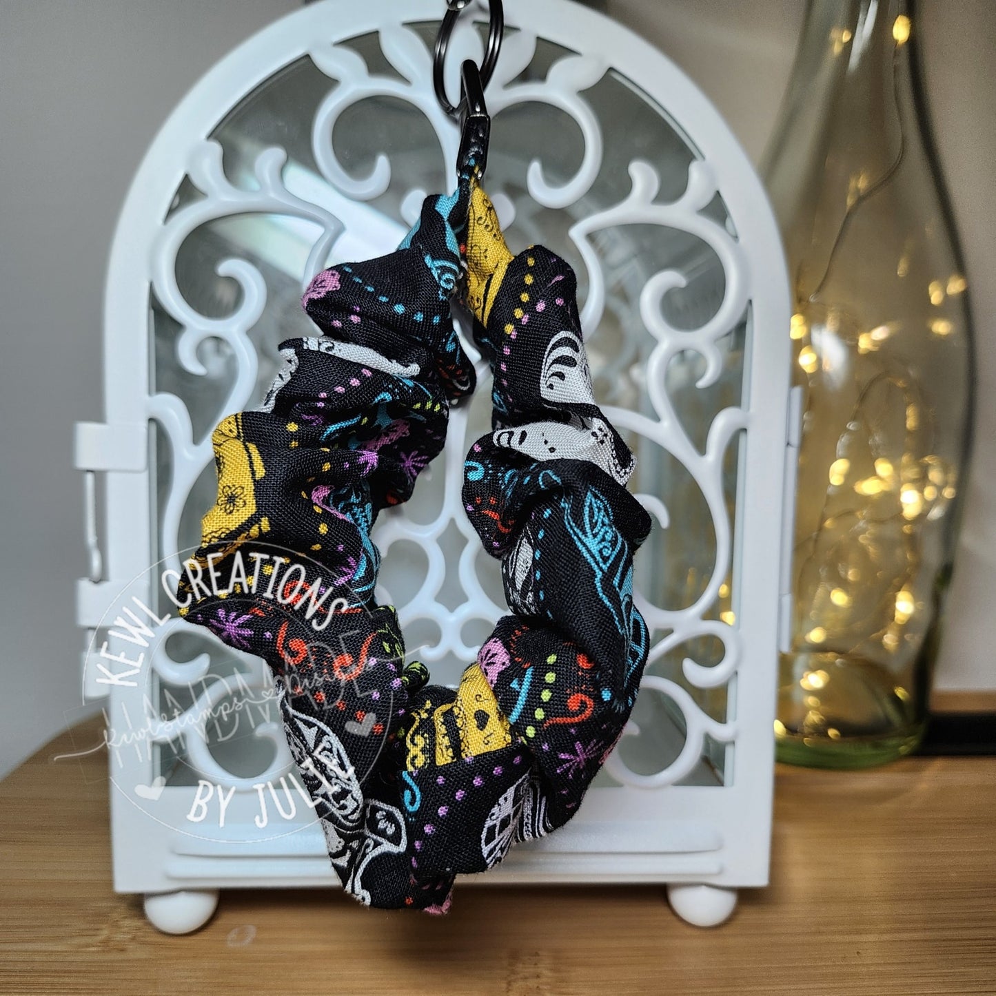 Keychain - Scrunchies Key Fob - comfortable wristlet.