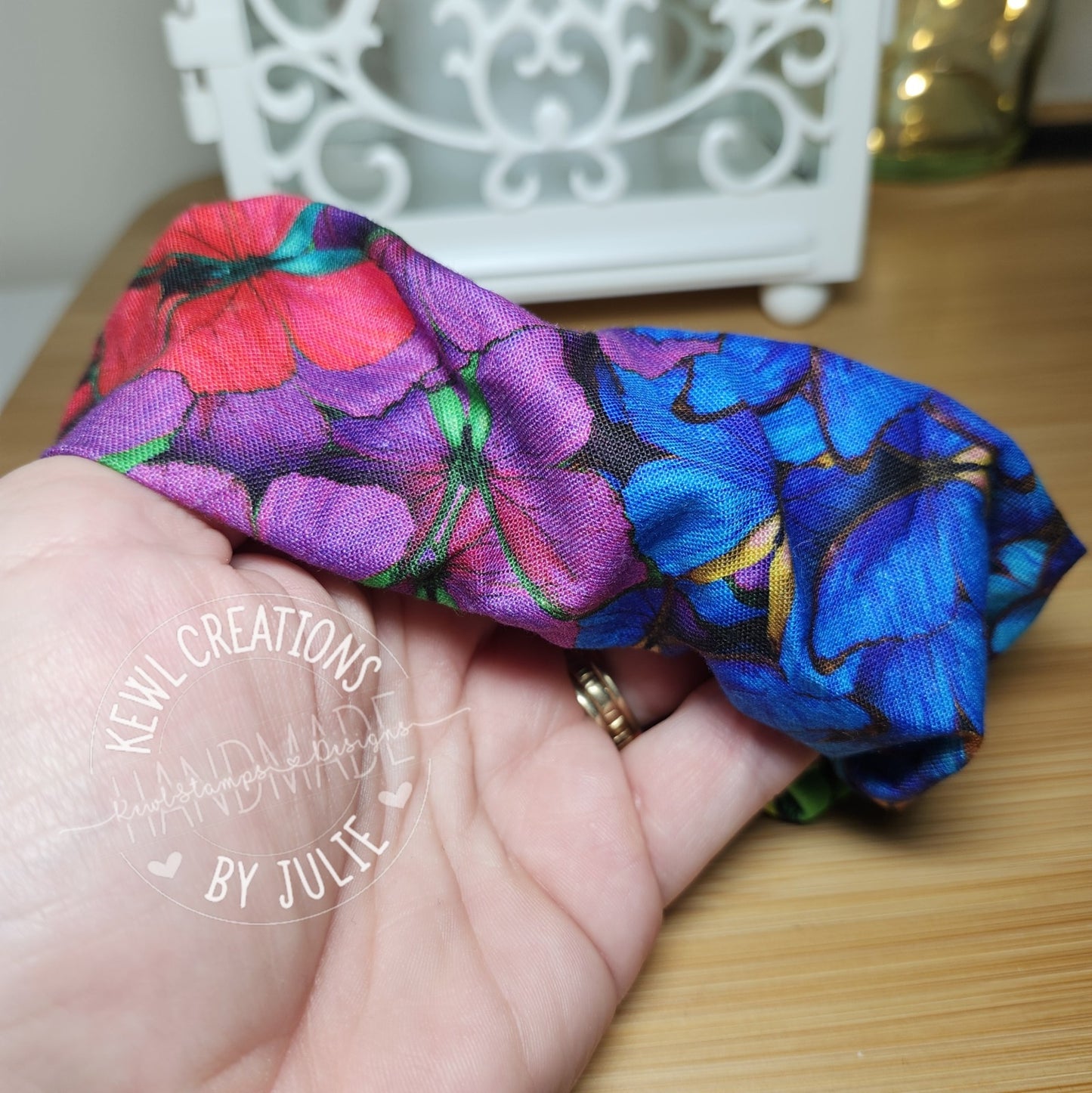 Keychain - Scrunchies Key Fob - comfortable wristlet.