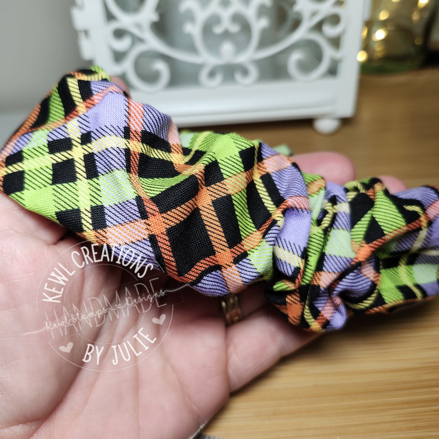 Keychain - Scrunchies Key Fob - comfortable wristlet.