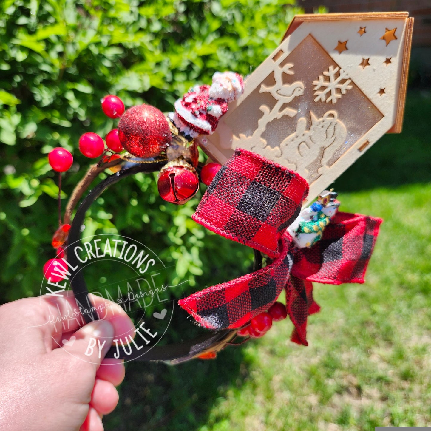 Christmas head decor | Fascinators headbands