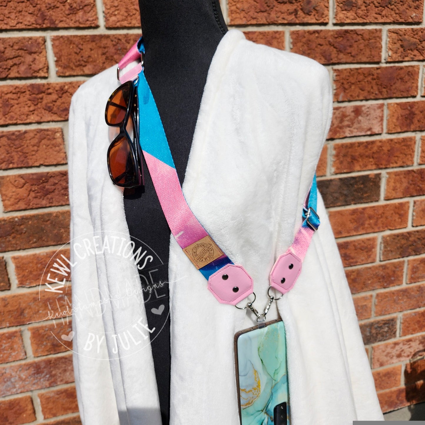 Cell Phone Sling / Adjustable, interchangeable Crossbody strap.
