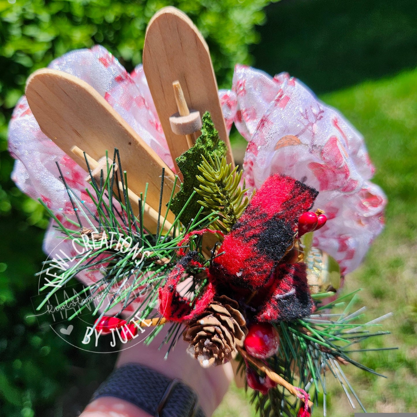 Christmas head decor | Fascinators headbands