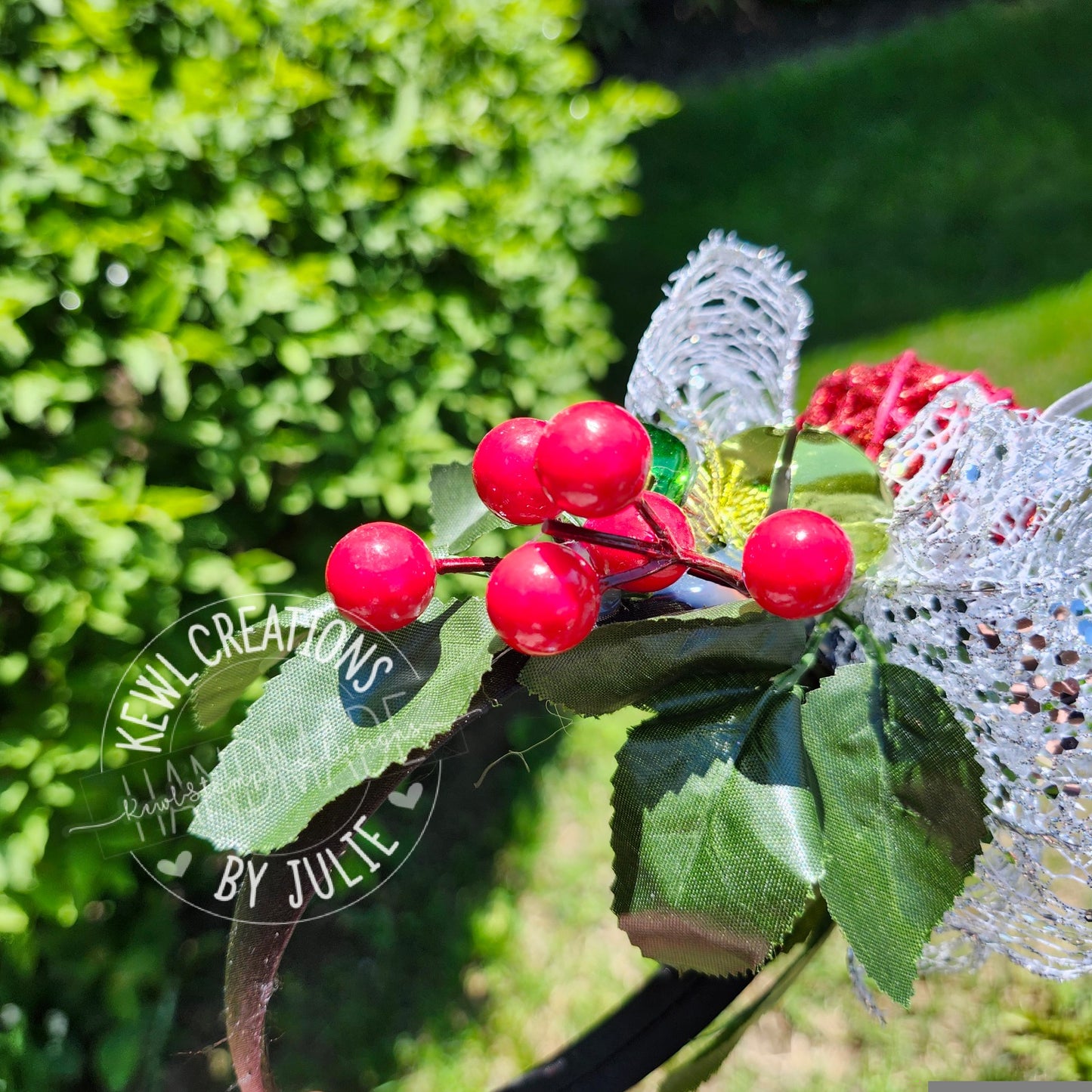 Christmas head decor | Fascinators headbands