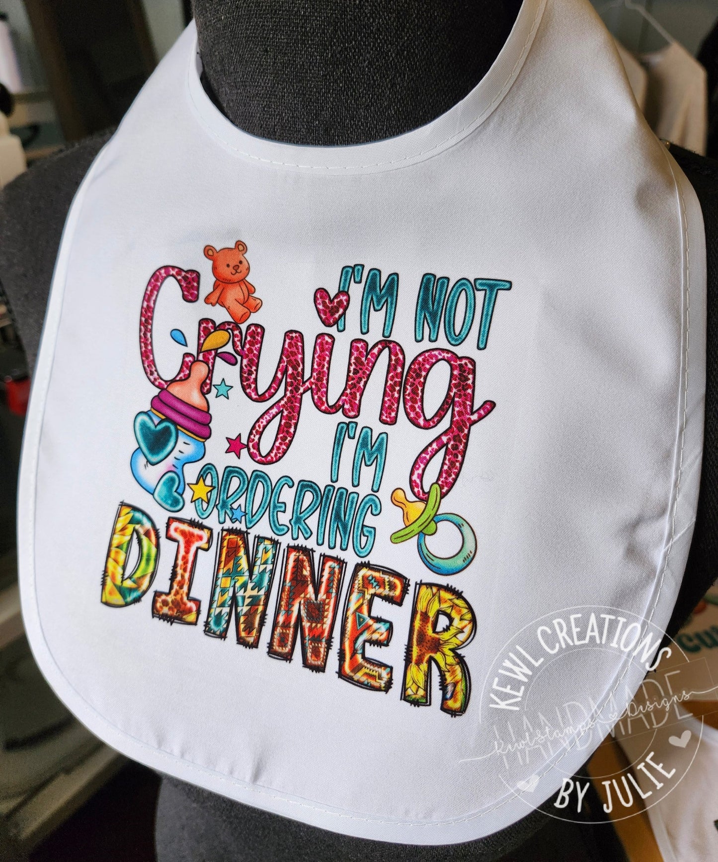 Adorable Sublimated Cute Baby bibs