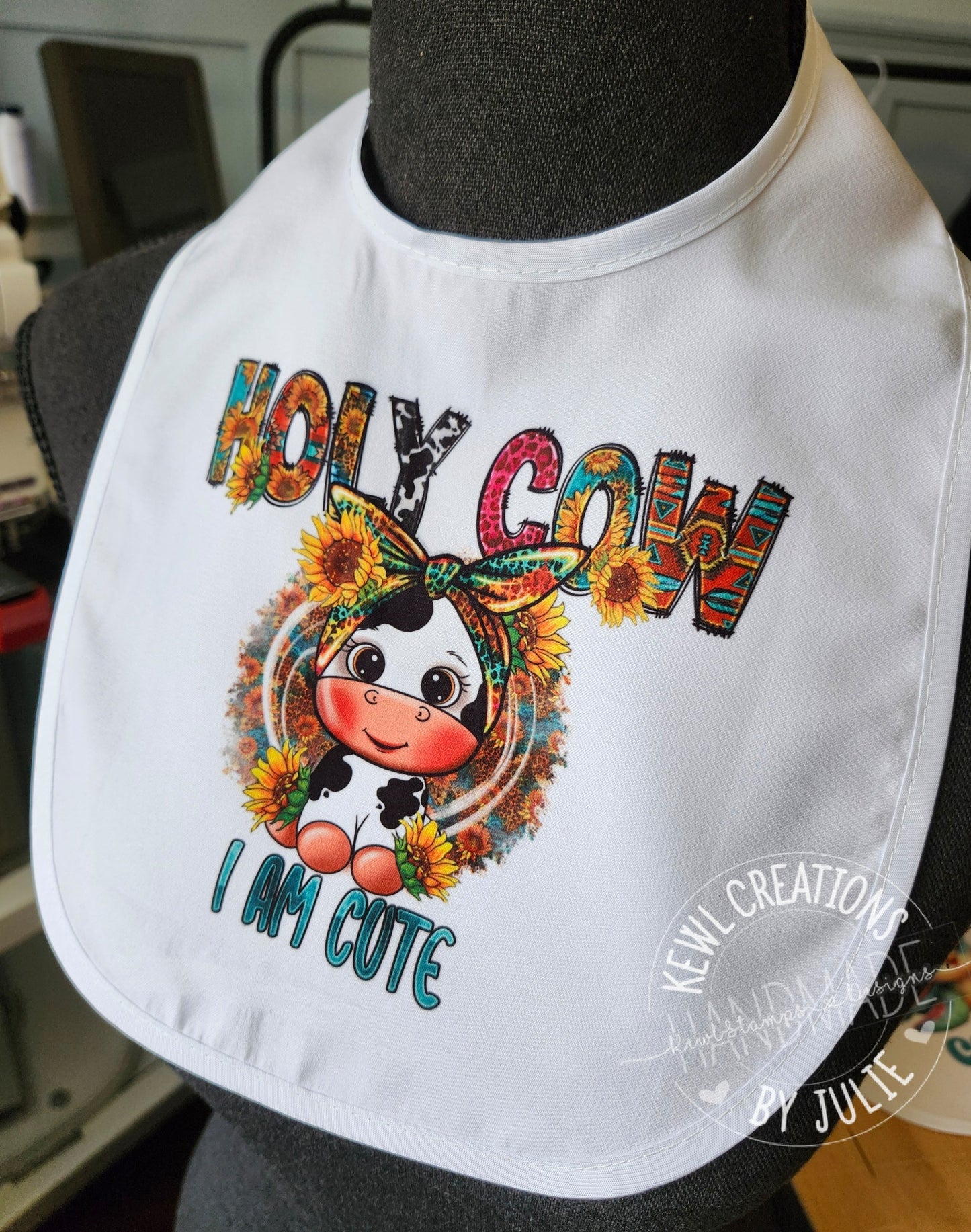Adorable Sublimated Cute Baby bibs