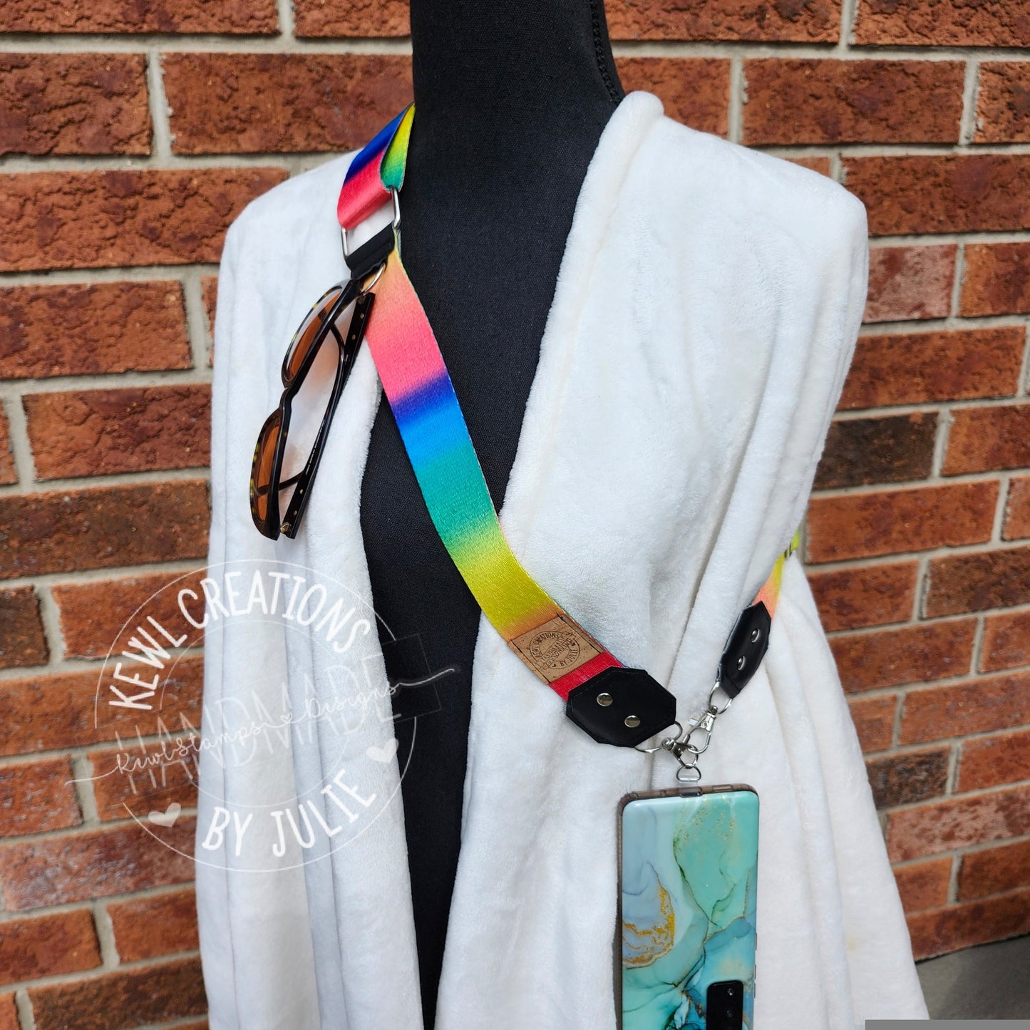 Cell Phone Sling / Adjustable, interchangeable Crossbody strap.