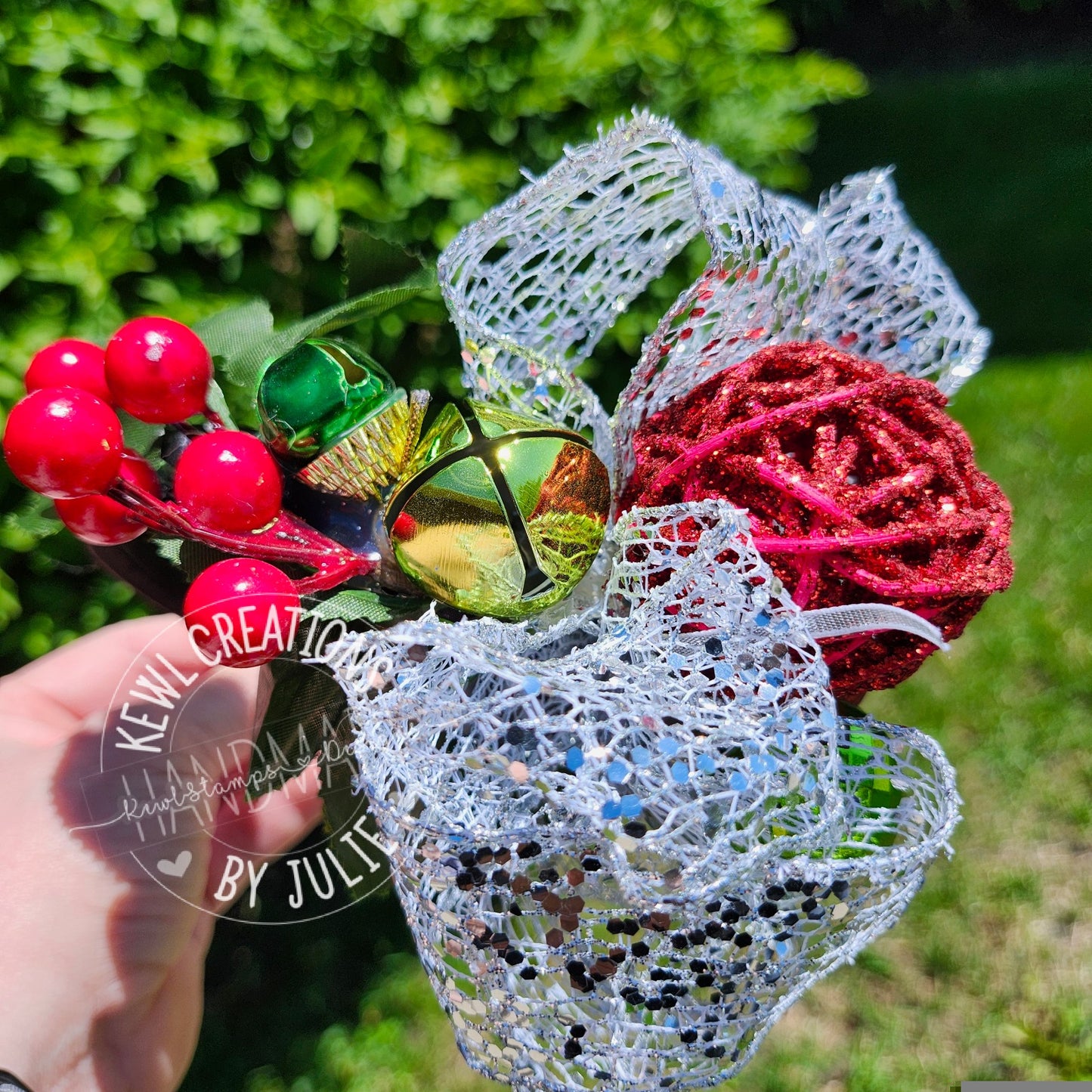 Christmas head decor | Fascinators headbands