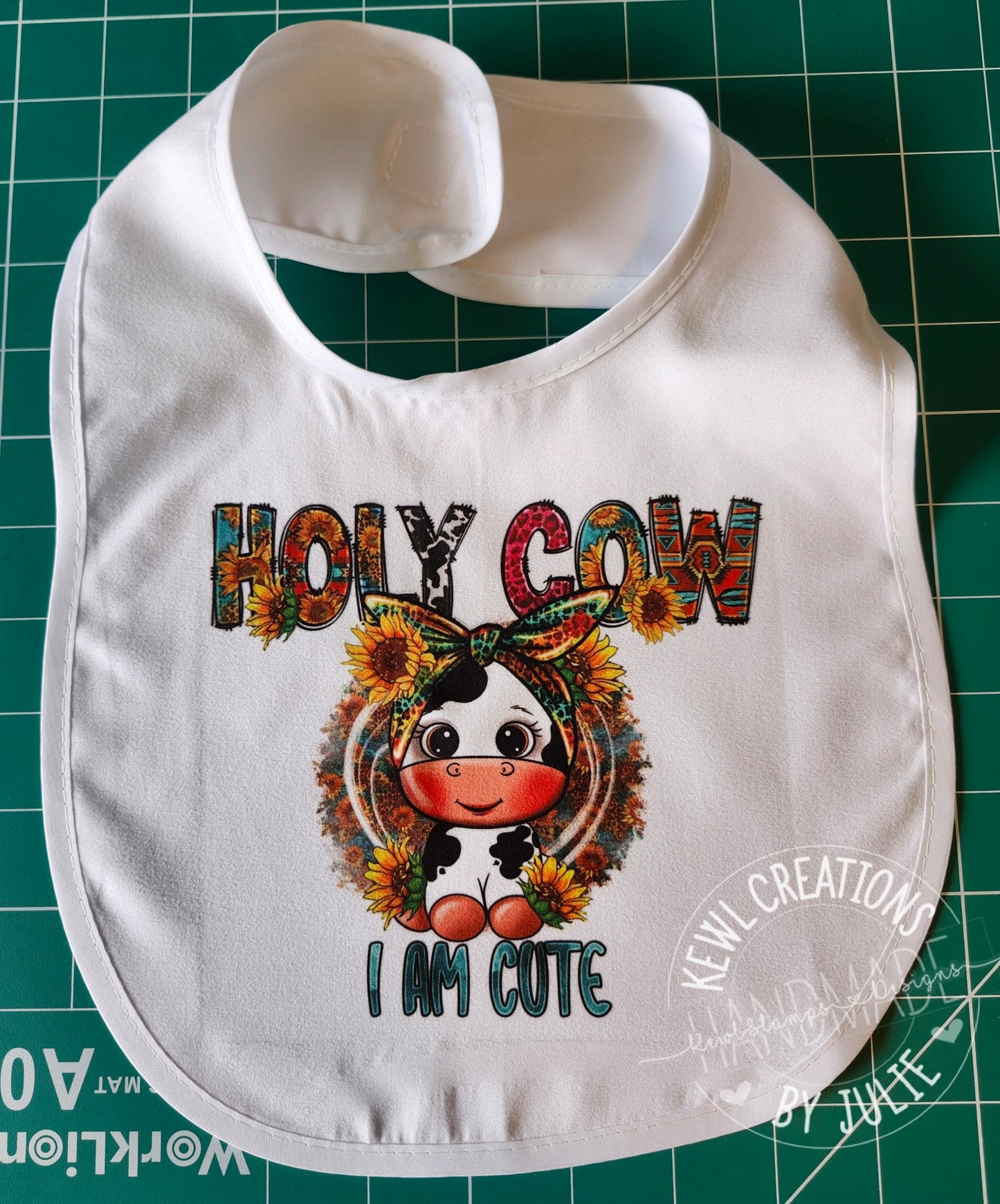 Adorable Sublimated Cute Baby bibs