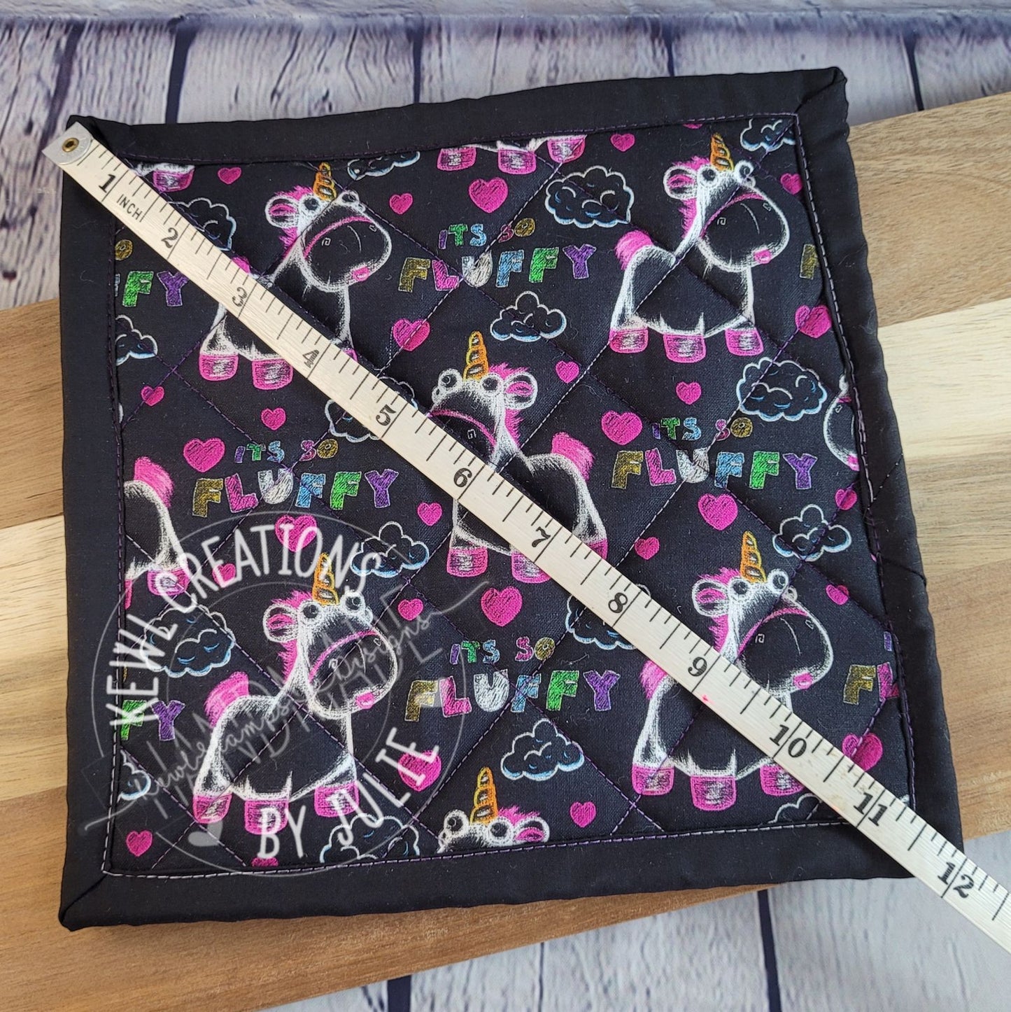 Reusable - Kitchen decor |Farmhouse Potholders - So Fluffy Unicorns