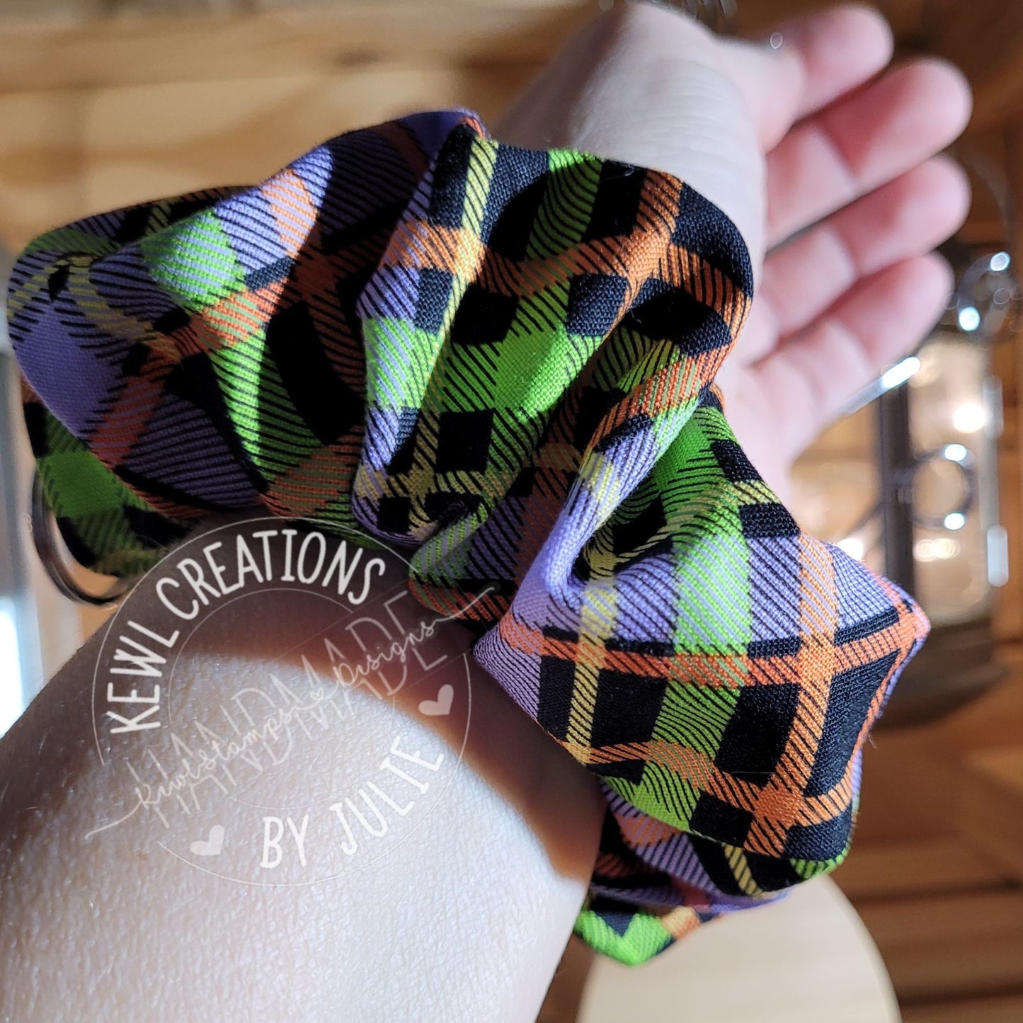 Keychain - Scrunchies Key Fob - comfortable wristlet.